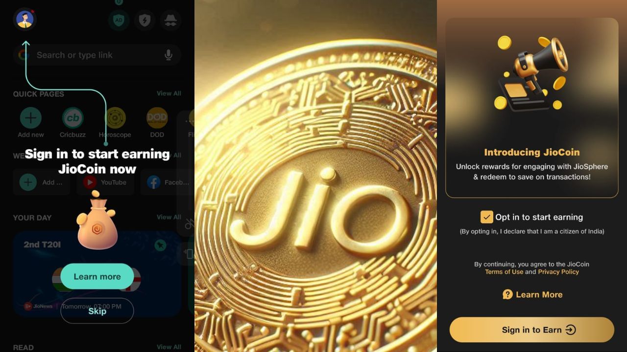 Jio Coin In Jio Sphere App