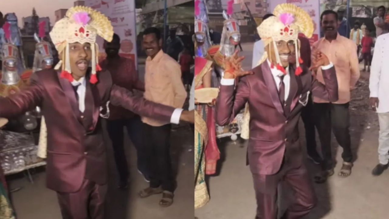 Viral Video: दूल्हे ने जोश-जोश में भरी बारात में किया जबरदस्त डांस, गजब के स्टेप्स दिखाकर मचाया बवाल Viral Video: दूल्हे ने जोश-जोश में भरी बारात में किया जबरदस्त डांस, गजब के स्टेप्स दिखाकर मचाया बवाल