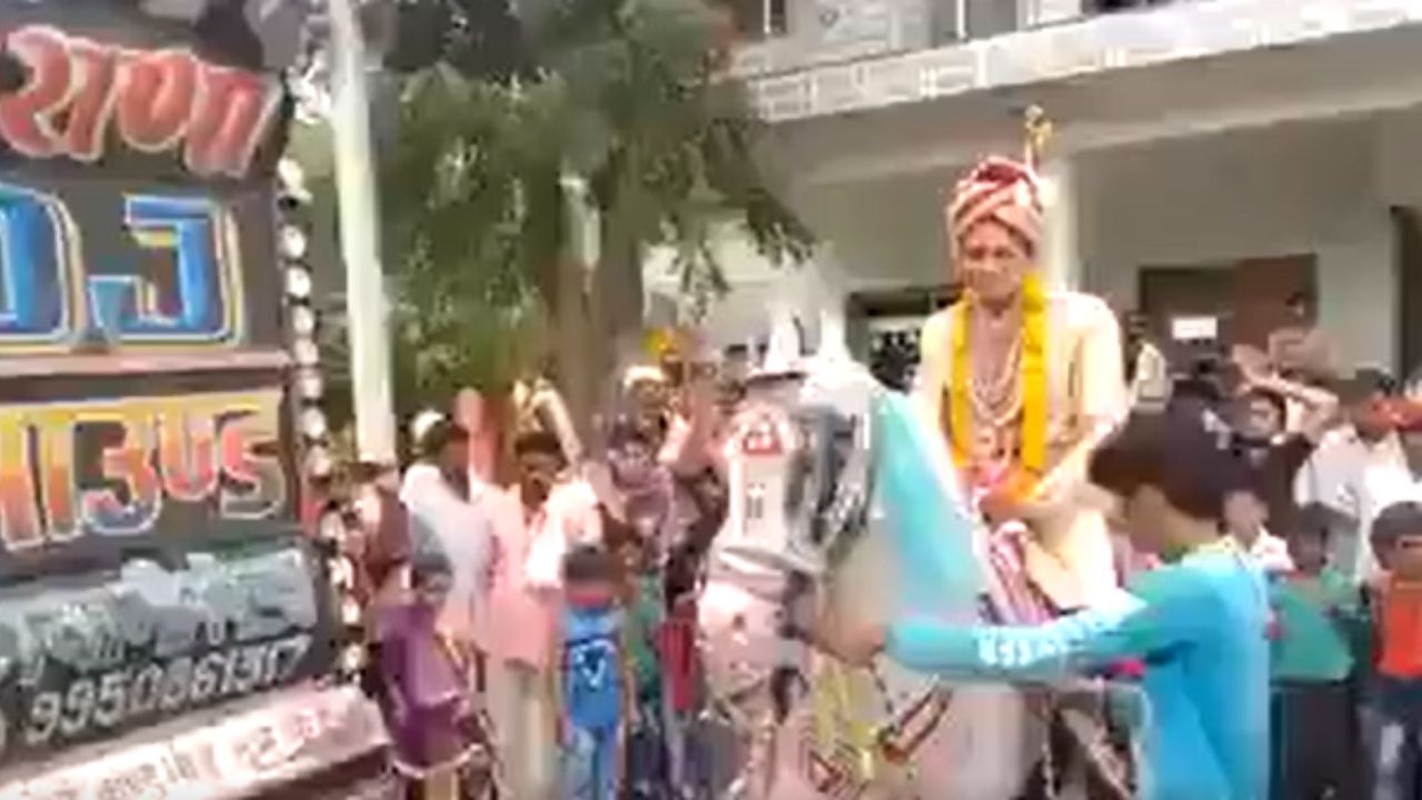 Viral Video: दुल्हन के पास पहुंचने से पहले दूल्हे को लेकर उड़न छू हुई घोड़ी, बस कारण हुआ ये सारा खेल