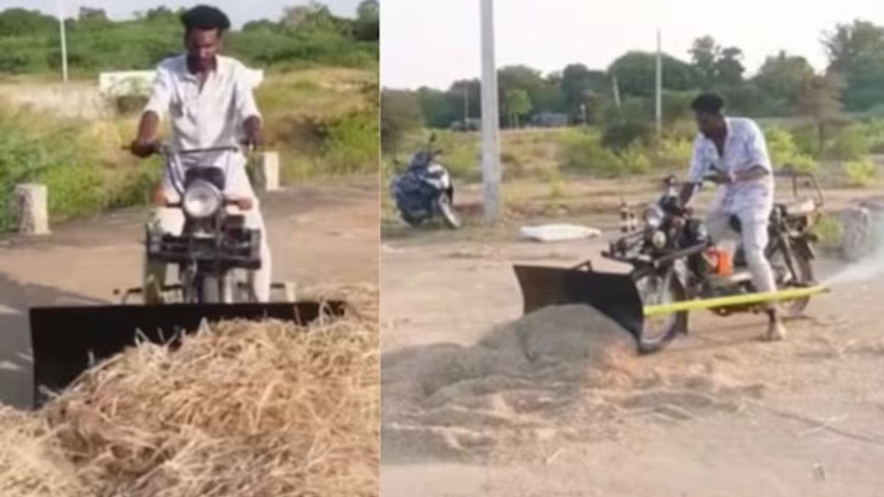 Viral Video: जुगाड़ से बंदे ने करवाया बाइक और जेसीबी का मिलन, तैयार हुई ऐसी मशीन देखकर नहीं होगा आंखों पर यकीन