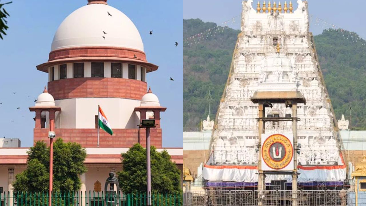 तिरुपति मंदिर में देसी गाय के दूध से हो पूजा... सुप्रीम कोर्ट ने खारिज की याचिका, कहा- 'गाय तो गाय ही है' तिरुपति मंदिर में देसी गाय के दूध से हो पूजा... सुप्रीम कोर्ट ने खारिज की याचिका, कहा- 'गाय तो गाय ही है'