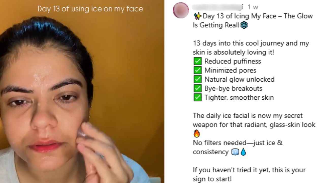 ice cube facial